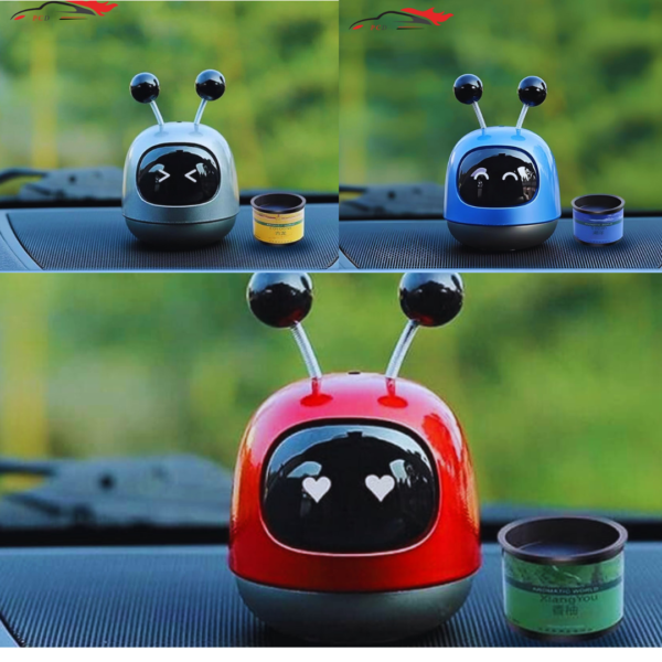 Robot Style Car Dashboard Showpiece & Air-Freshener