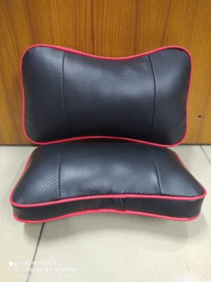 Neck Support Pillow Black Color And Red Border (2pcs)
