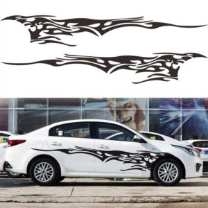 Car Body Sticker Black Color
