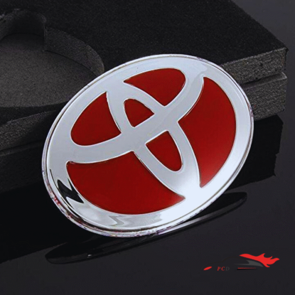 Toyota Steering Wheel Logo Red Color